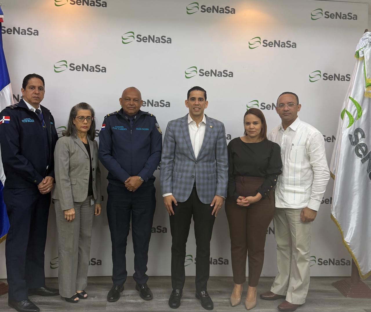 HOSGEDOPOL sostiene encuentro con SENASA para fortalecer cobertura médica de miembros policiales