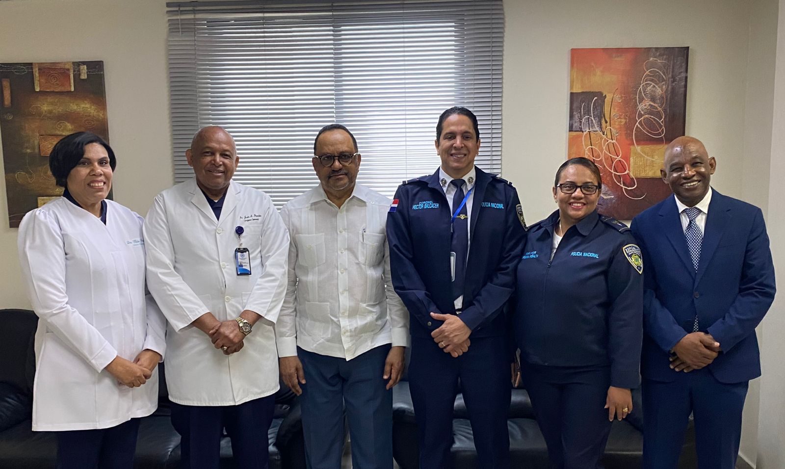 Ministro de Justicia realiza visita institucional al HOSGEDOPOL